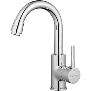 G1002 Irsmart-Mitigeur de Salle de Bain, Robinet de Lavabo, Chromé, Argent