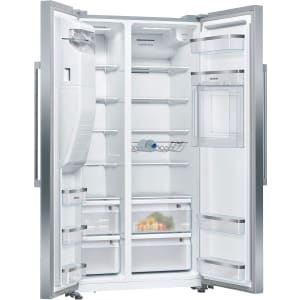 iQ500 KA93GAIEP frigo américain Autoportante 560 L E Acier inoxydable