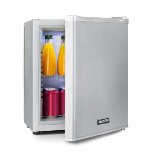 Mini Frigo de Chambre de 23L pour Snacks et Boissons, Petit Frigo Top Silencieux, Mini Bar, Petit Réfrigérateur Camping, Mini Frigo Cosmetique, Refrigerateur avec Étagères Réglables, 5-15°C