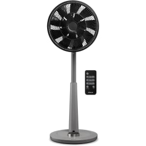 Whisper Gris - Ventilateur silencieux sur pied - Ventilateur sur pied avec télécommande - Minuterie incluse 26 vitesses - Ideal pour toutes les salles