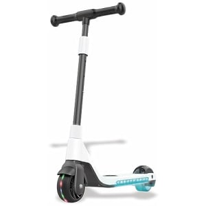 Trottinette électrique pour Enfants Denver SCK-5400WHITE. Moteur 80W. Batterie Rechargeable de 2000 mAh. Pliable. Vitesse jusqu'à 6 km/h. Peut parcourir jusqu'à 6 km par Charge. Blanc.