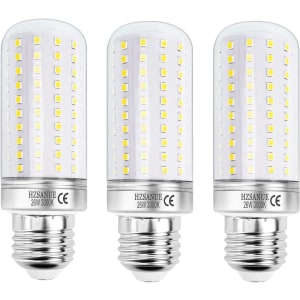 LED Ampoule à Maïs 26W, 200W Équivalent Ampoules à Incandescence, E27 Edison Vis Ampoule, 3000K Blanc Chaud, 2900LM, Pack of 3