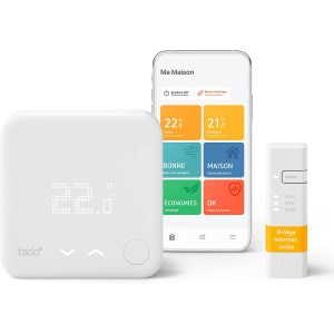Kit de Démarrage Thermostat Intelligent Filaire V3+ – Thermostat connecté pour chaudière et chauffage au sol – Installation facile – Compatible avec Alexa, Google Assistant et Siri