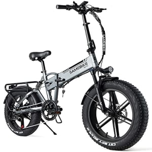 Vélo électrique XWLX09 Velo Electrique Pliable Fatbike 20 Pouces 48V10.4Ah Batterie Pédalage Assisté, Shimano 7 Vitesses Mode croisière 40-100km Femme Homme