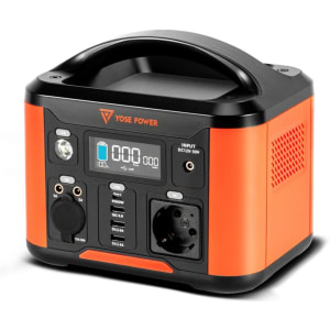 Générateur Portable de Secours 388Wh/300W, Power Station 108000mAh, Panneau Solaire 1x100W, pour Pique-nique voyage camping (300w388wh)