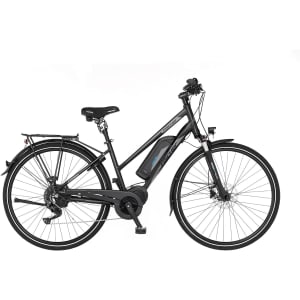 Viator Etd 1861 Vélo électrique pour Femme | RH Moteur Central 80 Nm | Batterie 48 V Trekking | E-Bike, Noir Mat, Rahmenhöhe 44 cm