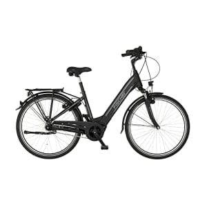 Cita 4.1i Homme et Femme | RH Vélo électrique avec Moteur Central 65 Nm | Batterie 36 V dans Le Cadre E-Bike City |, Noir Mat, Rahmenhöhe 41 cm