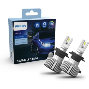 Philips Ultinon Pro3021 LED ampoule de phare automobile (H7), lumière blanche et froide à 6.000K, set de 2