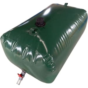 Réservoir d'eau Pliable, Grand Portable PVC Souple Capacité Poche à Eau Citerne Souple, Antifuite Plein Air Jardin Cuve Récupérateur Eau de Pluie avec Robinet de Arrosage Vidange