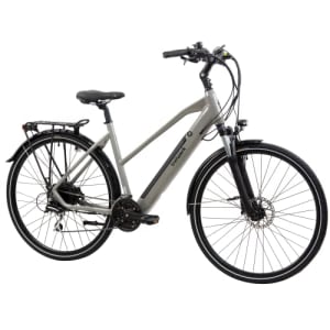 Tretwerk - Vélo électrique 28" pour femme - Seville 5.0 gris - Vélo de trekking électrique pour femme avec grande portée et dérailleur Shimano 24 vitesses - Vélo électrique avec moteur à moyeu arrière