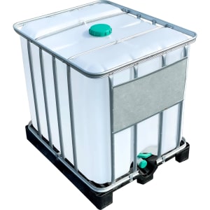 40670 Conteneur IBC Extra Durable 1000 l avec autorisation Alimentaire | Conteneur IBC à Eau Douce avec Palette en métal ou en Plastique | Réservoir de récupération de Pluie