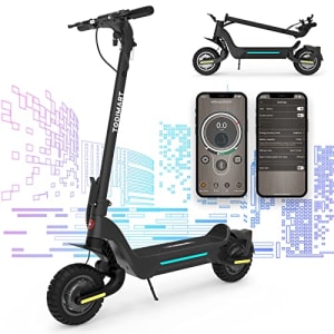 G8 Trottinette Electrique Adulte Puissante Bluetooth Autonomie 45km Moteur 800W,Trotinette Electrique Pliable 48V 13Ah avec Pneu Tout-Terrain 10",Noir