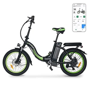 Velo Electrique Pliable, 20 Pouces vélo électrique Pliant Adulte, Contrôle Intelligent APP（EN15194）,Velo Pliant Equipe de Freins à Disque, Autonomie 70-80km