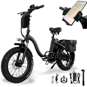 Velo Electrique Pliable 20"* 4",Batterie 48V 15Ah, Vélo de Neige Grande Autonomie 40-100km,Velo Electrique Femme 165cm Fat Bike Electrique Modèle Y20