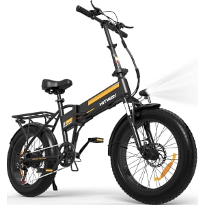 Vélo électrique pour Adultes 20" x 4.0 Fat Tire E Bike avec Moteur 250 W, Pliable Electric Bike avec Batterie Amovible 36 V 12 Ah E Bike Longue portée pour Montagne, Plage, Neige