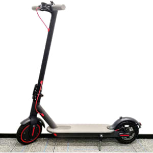 Trottinette Electrique Adulte, 30KM Max Trajet Scooter Pliable, 8.5 Pouces Pneu Solide Trotinette électrique, Capacité de Charge 120KG, Phares Brillants, Contrôle Simple de l'APP