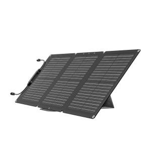 Panneau Solaire Portable pour Centrale Électrique, Chargeur Solaire Pliable Pouvant être Chaîné avec Support Réglable, Indice d'Étanchéité IP67, pour l'Extérieur, en Camping (60W)