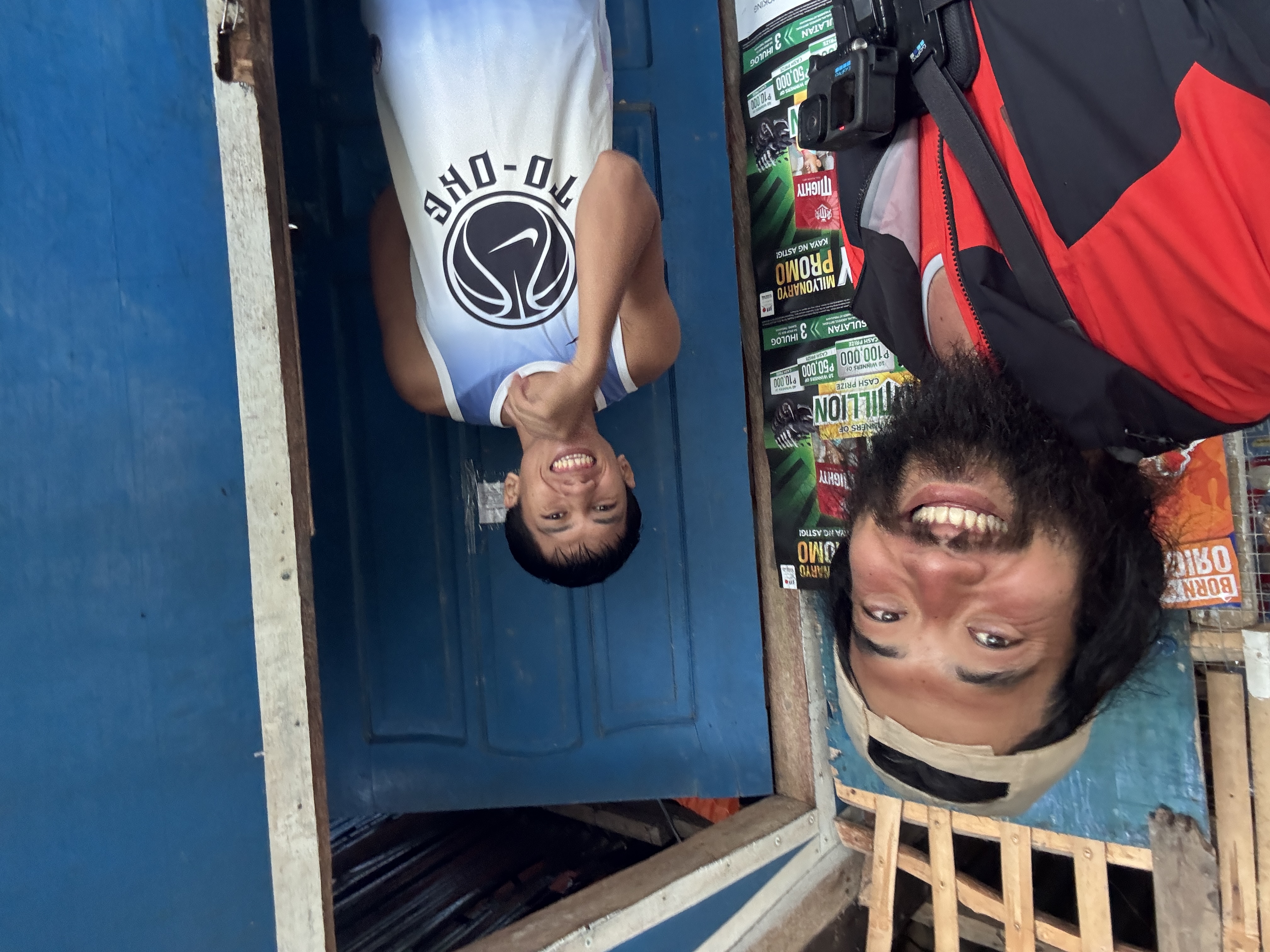 A local who kindly let me shelter at their home during the heavy rain