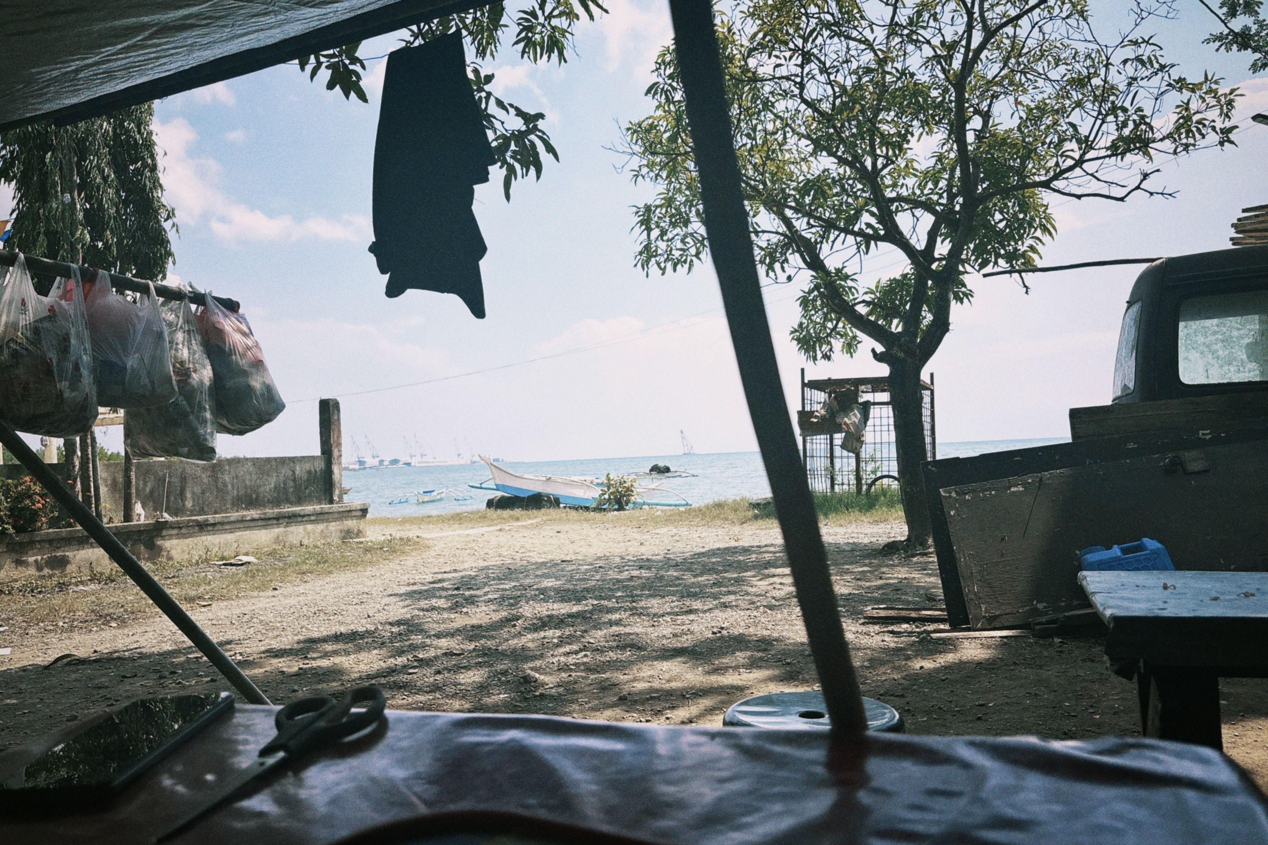 Coastal scenery along Balamban's shoreline