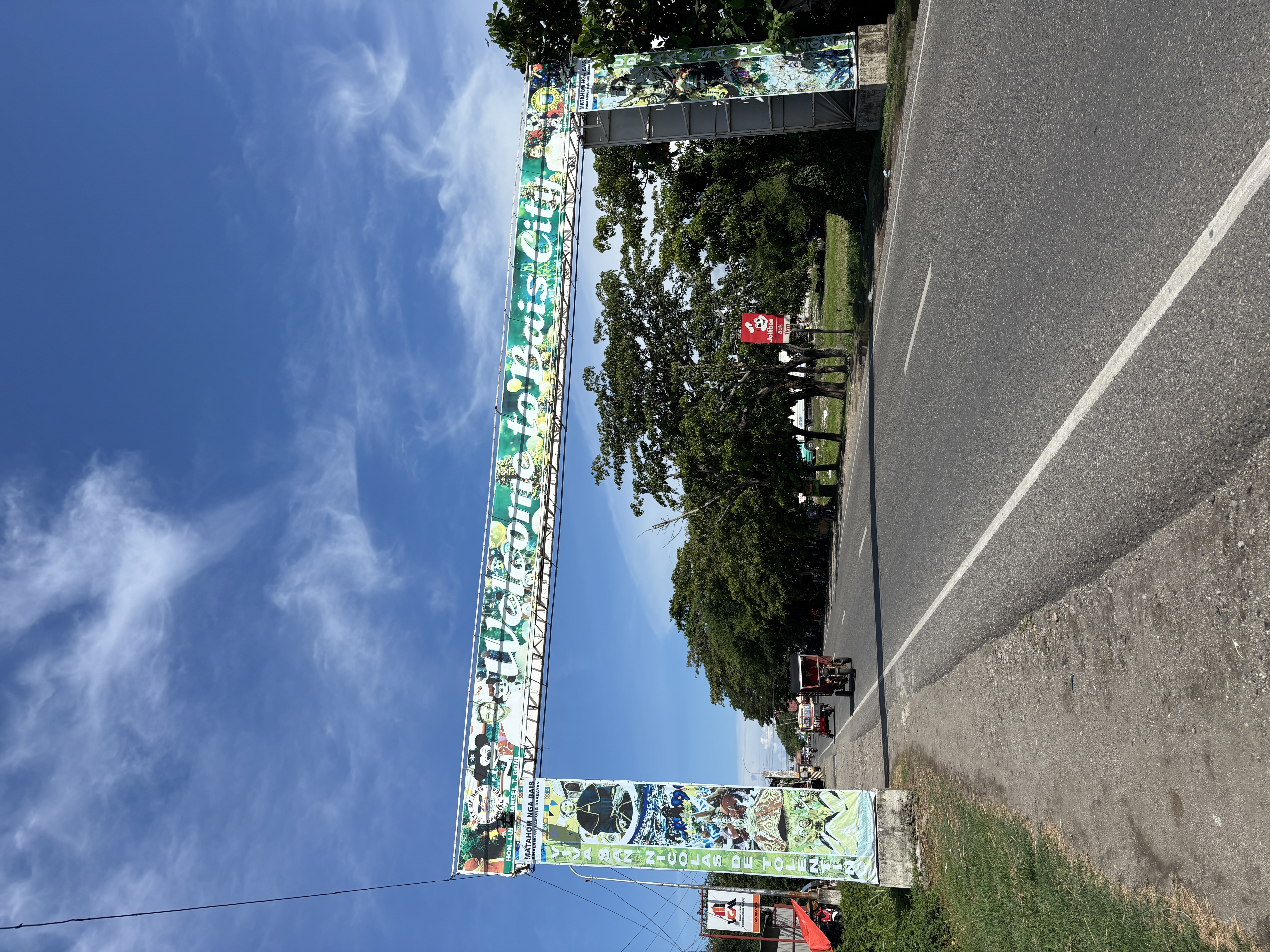 Arriving at Bais City after the long ride