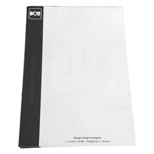 DUO-notepad duo porta documenti innovativo nero
