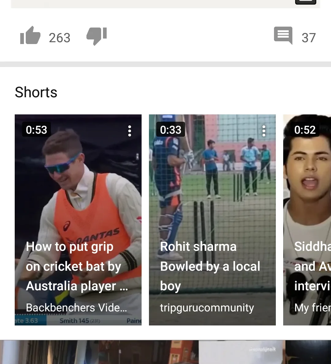 youtube shorts