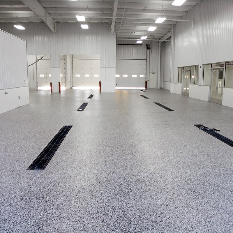 Auto Shop Multi-Bay Floor Coating