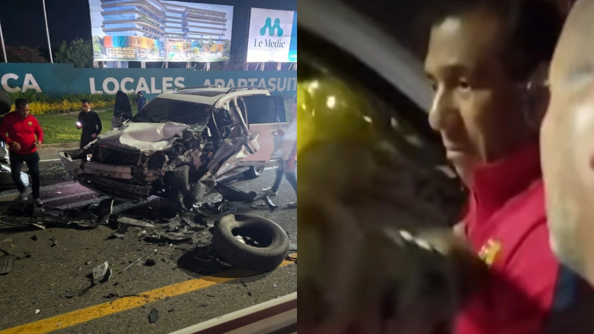 Periodista deportivo Hugo Luis Urruchurto resulta ileso tras accidente en la Vía al Mar entre Barranquilla y Cartagena