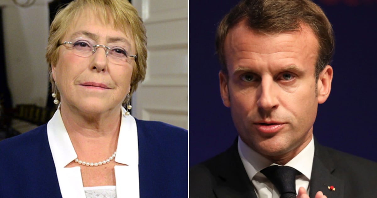 Bachelet inicia ronda de contactos internacionales tras primer debate por la ONU y se reúne con Macron