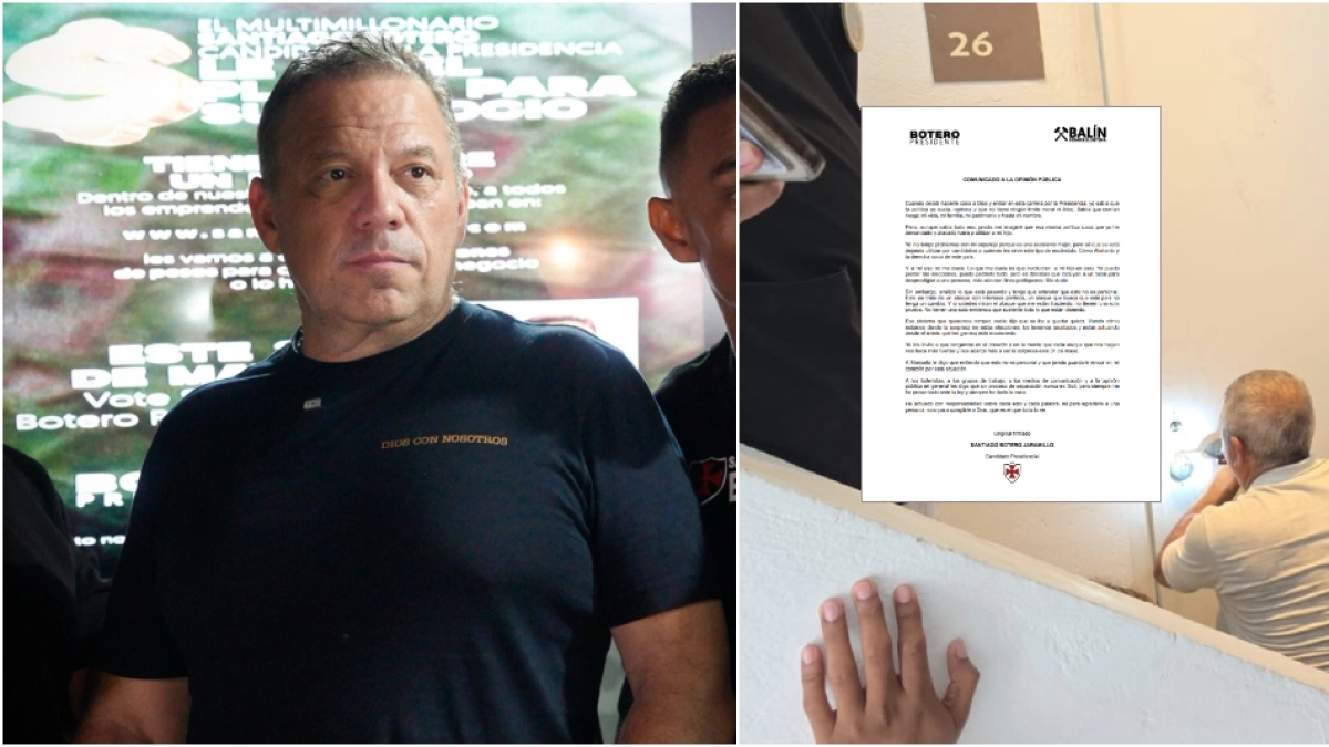 Candidato Santiago Botero rechaza denuncias de violencia intrafamiliar y cuestiona su desalojo en Cartagena