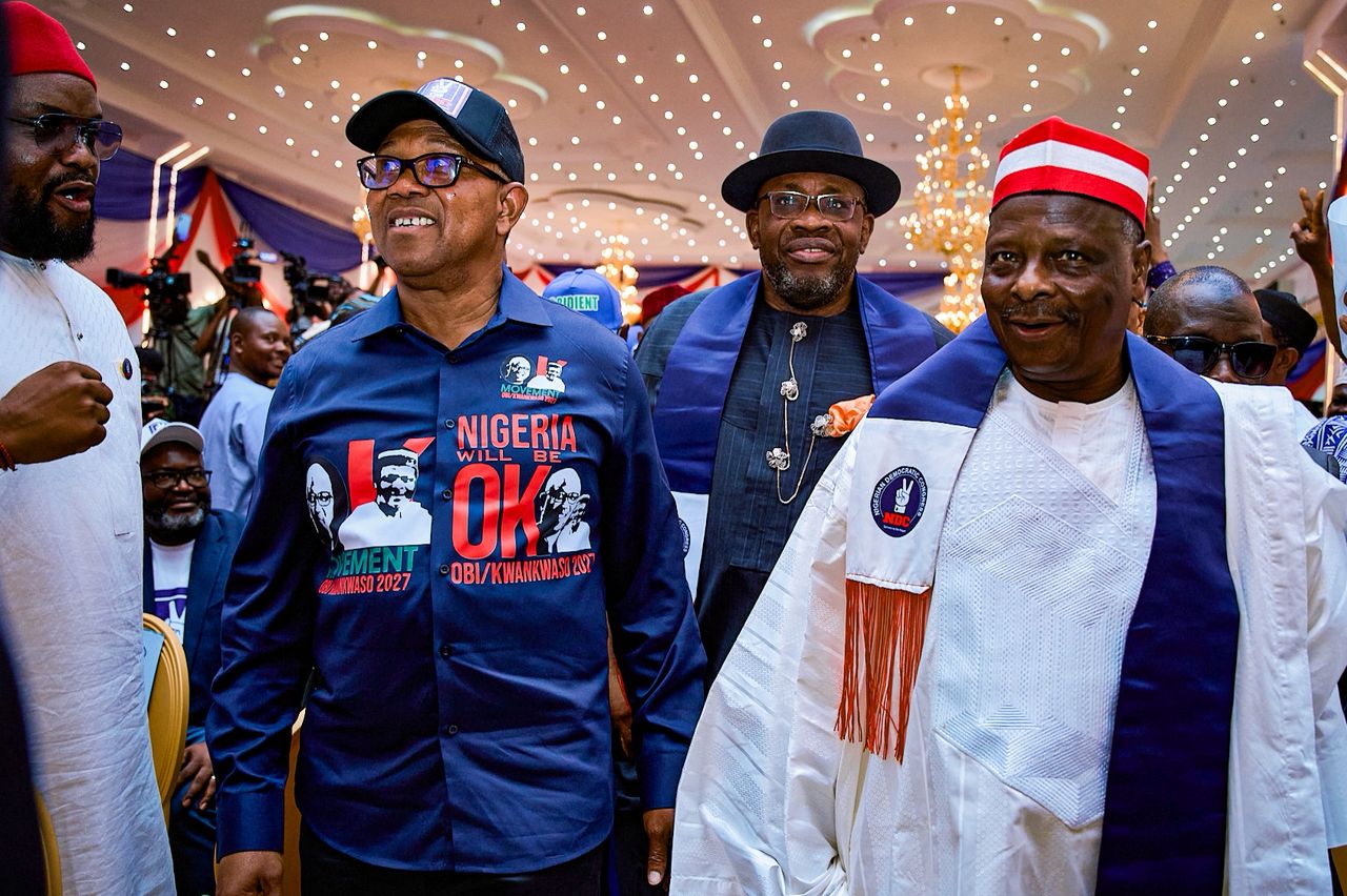 NDC officially endorses Peter Obi as its presidential candidate for 2027 elections