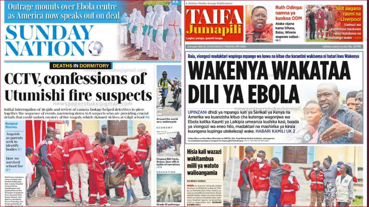 CCTV footage and witness accounts help police identify suspects in Utumishi Girls School dormitory fire investigation