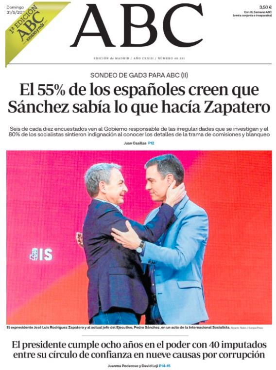 Resumen de las portadas de la prensa internacional del 31 de mayo de 2026