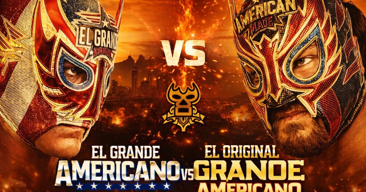 El Grande Americano derrota al Original Grande Americano y lo desenmascara en la Noche de los Grandes de AAA
