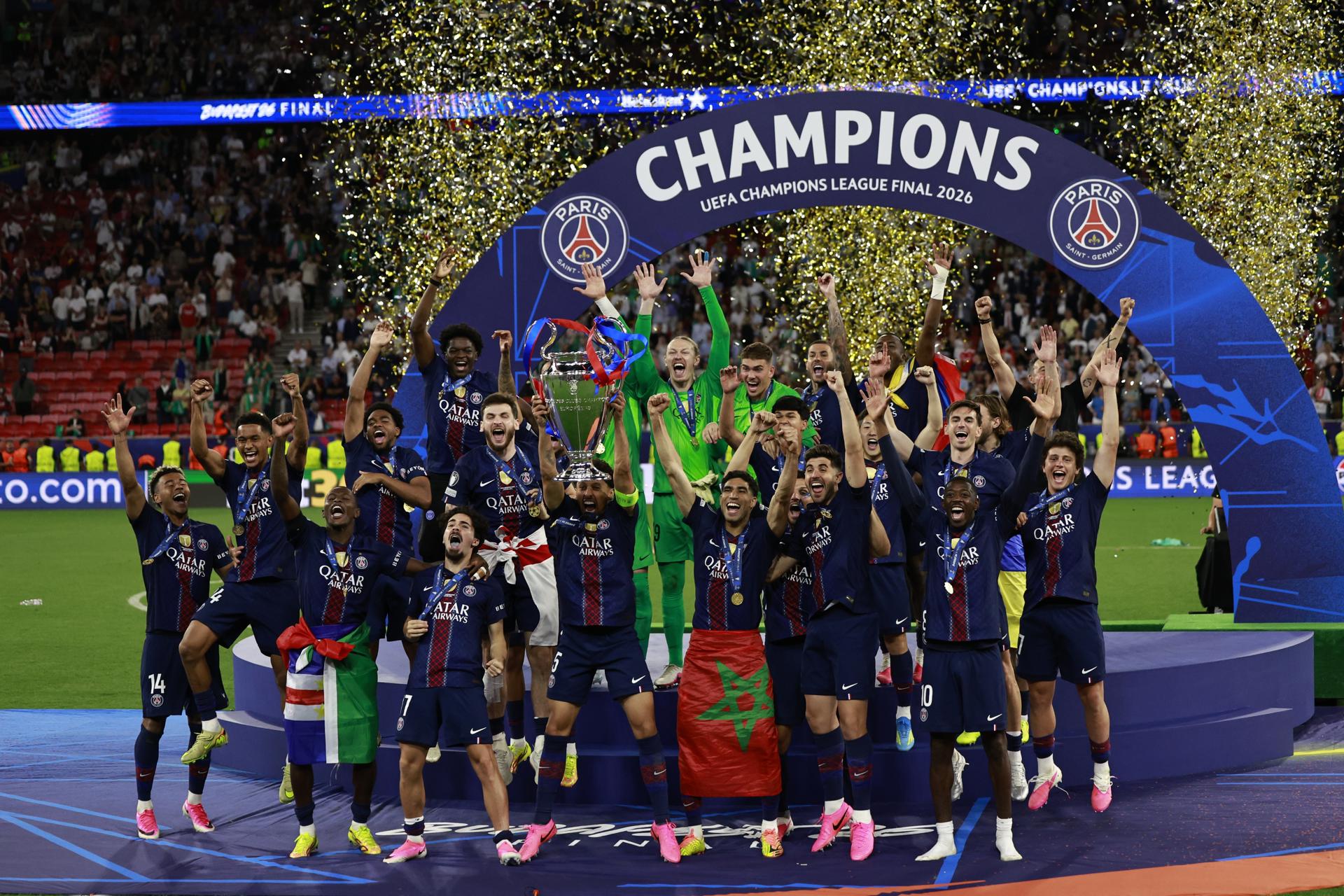 PSG revalida su corona en la Champions League tras vencer al Arsenal en penales