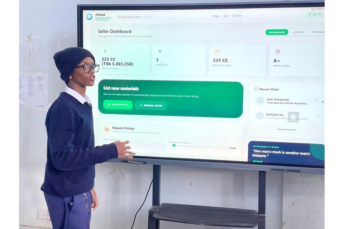 Arusha students develop digital platform to improve waste management and recycling in Tanzania