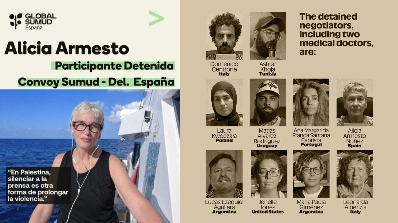 Detención en Libia de la periodista Alicia Armesto y nueve activistas de la flotilla humanitaria