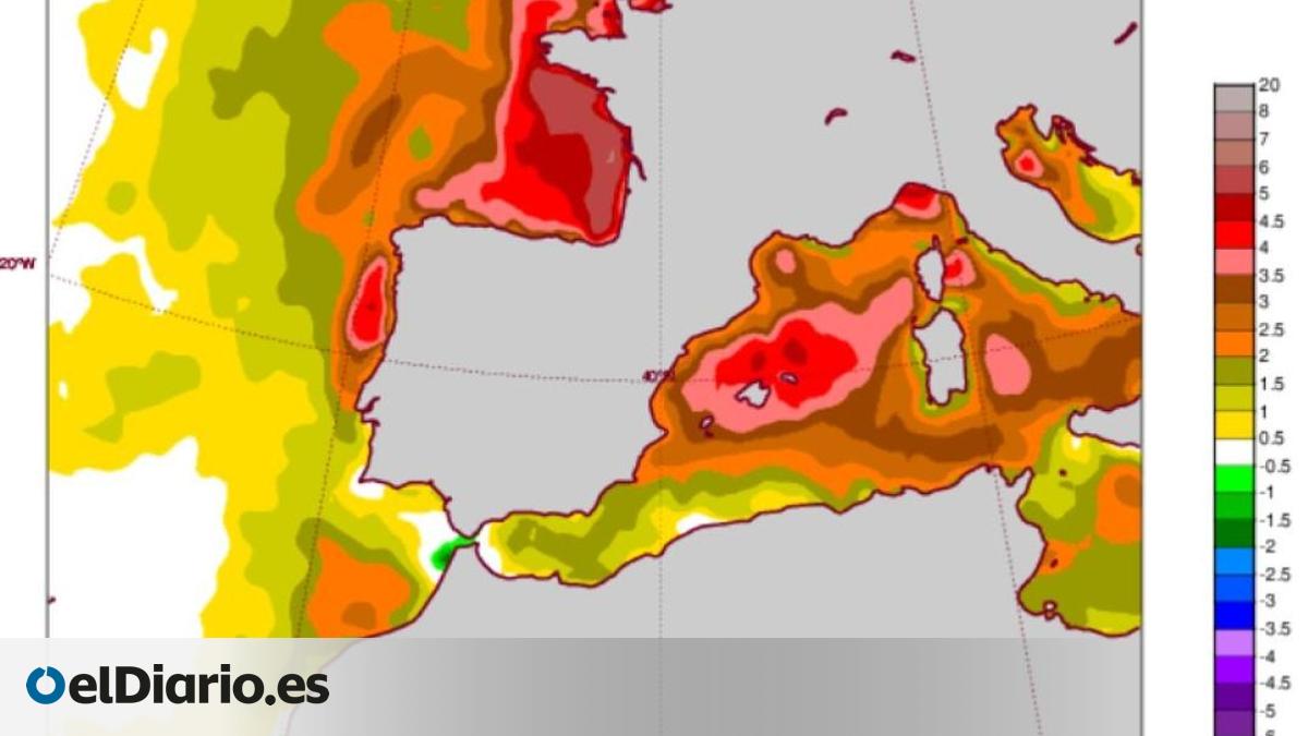 El mar español registra temperaturas récord en mayo en un contexto de calentamiento sostenido del océano