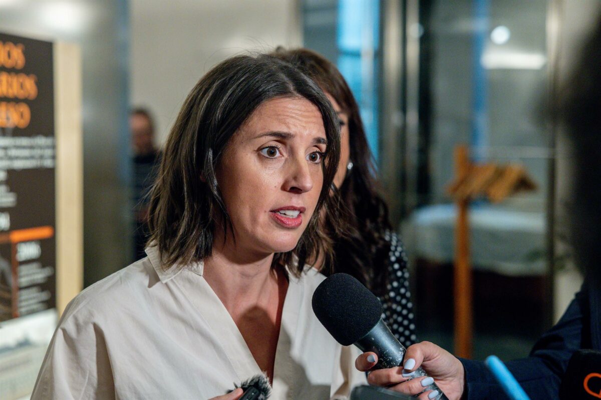 Irene Montero critica al PSOE y acusa al Gobierno de pérdida de rumbo político