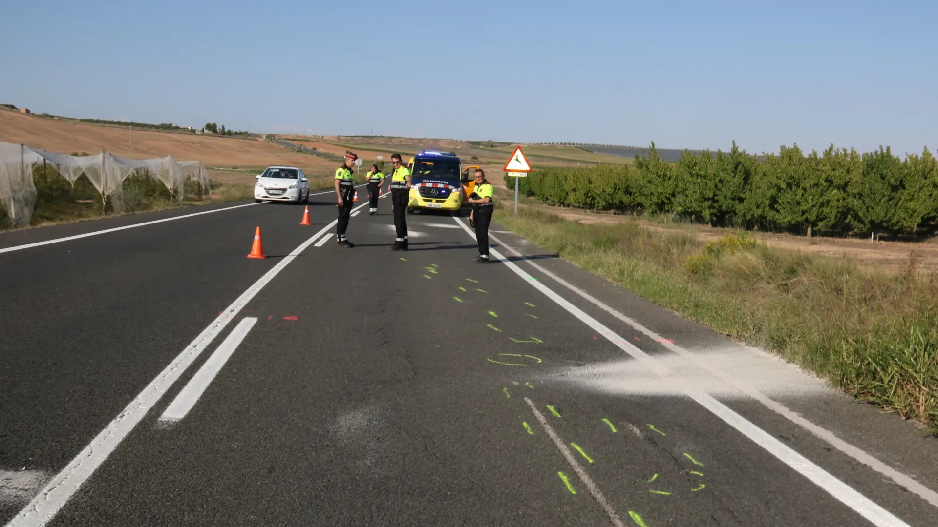 Condenan a una conductora a multa e inhabilitación tras un accidente mortal con tres víctimas en la C-12 en Alfés