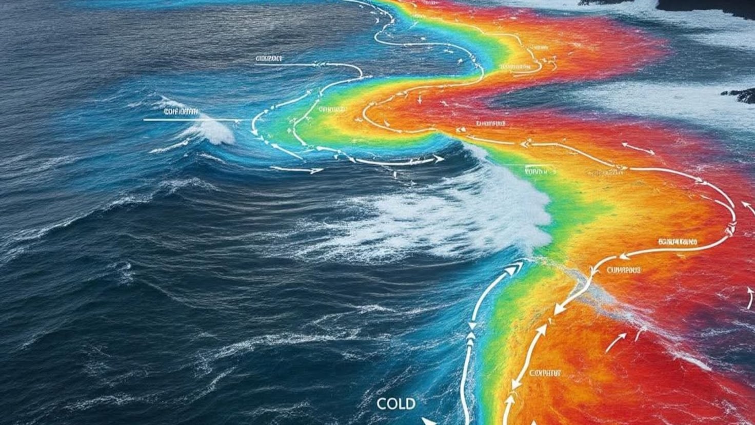 La anomalía fría del Atlántico Norte podría indicar un debilitamiento de la circulación oceánica AMOC