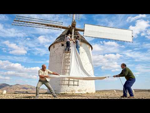 Reactivando un MOLINO de hace 500 AÑOS para hacer HARINA casera | ¿FUNCIONARÁ?