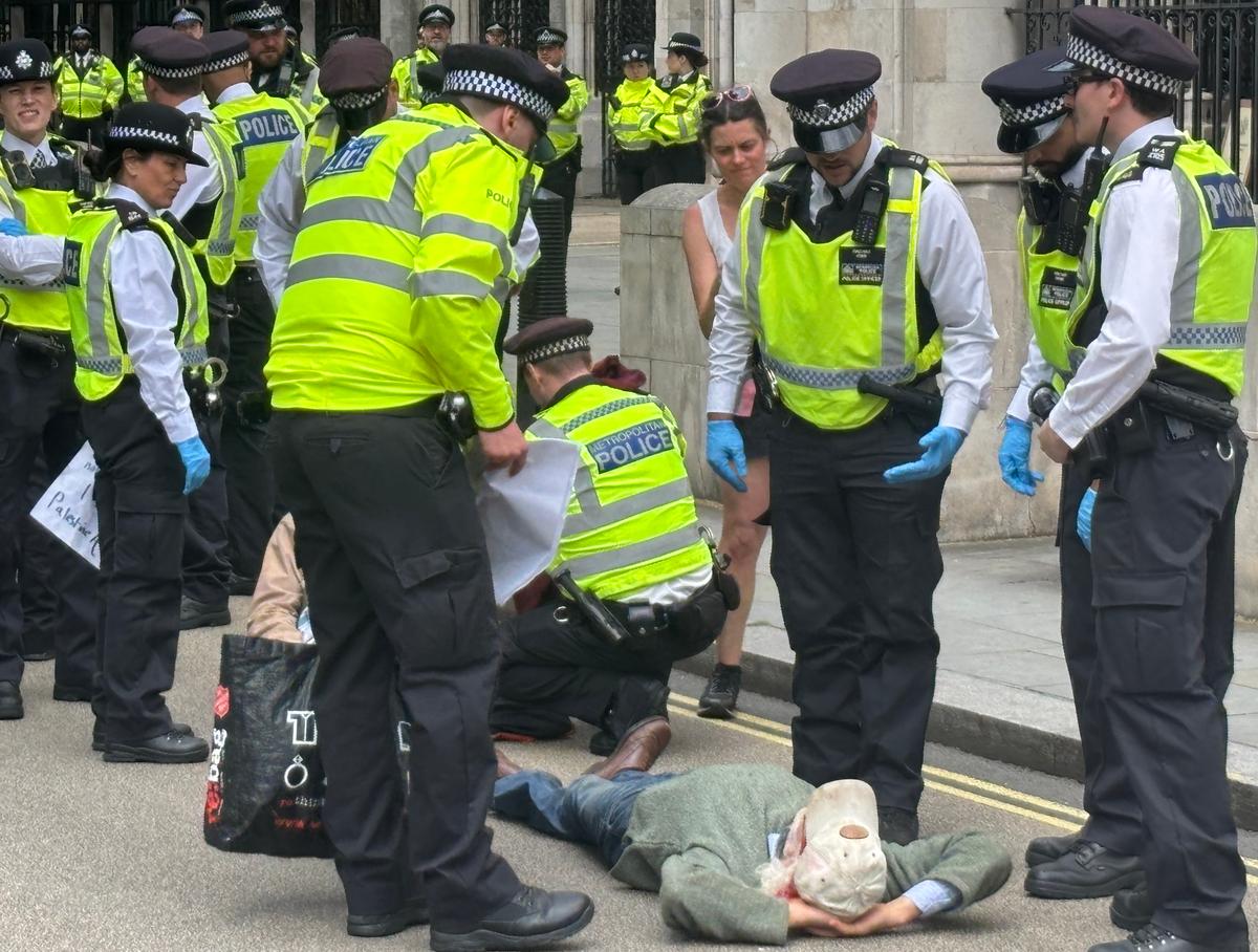 Detenciones masivas en Londres tras ratificarse la legalidad de la prohibición de Palestine Action