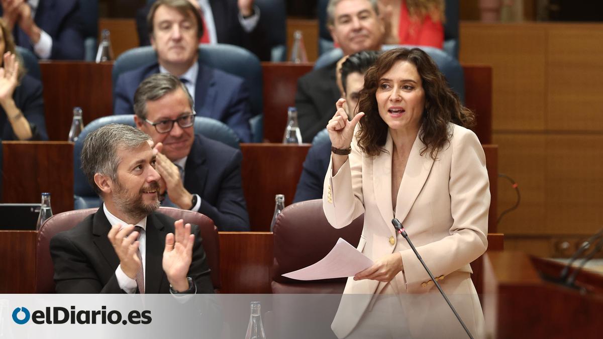 Ayuso defiende al grupo Quirón en la Asamblea en pleno escrutinio sobre los ingresos de su pareja