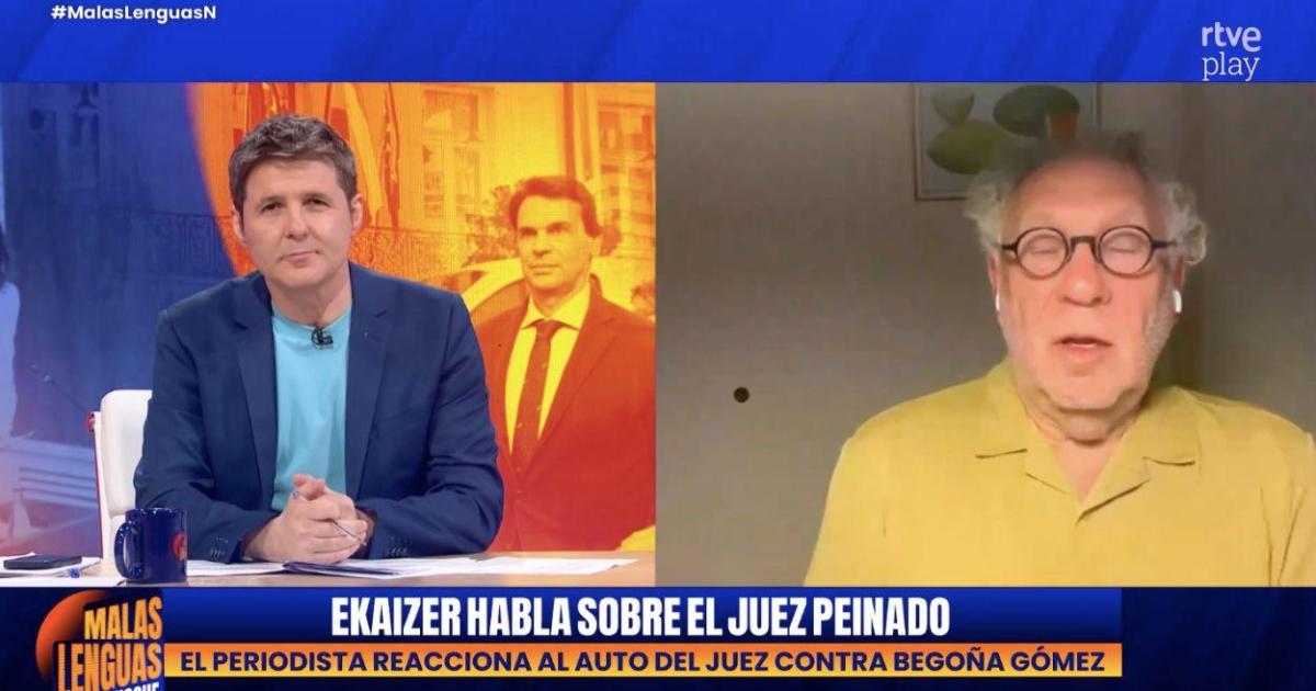Ernesto Ekaizer critica las medidas cautelares contra Begoña Gómez y reclama más investigación sobre el entorno de Ayuso