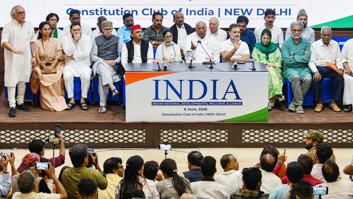 INDIA bloc approaches Chief Justice of India alleging bias by Election Commission and concerns over electoral processes