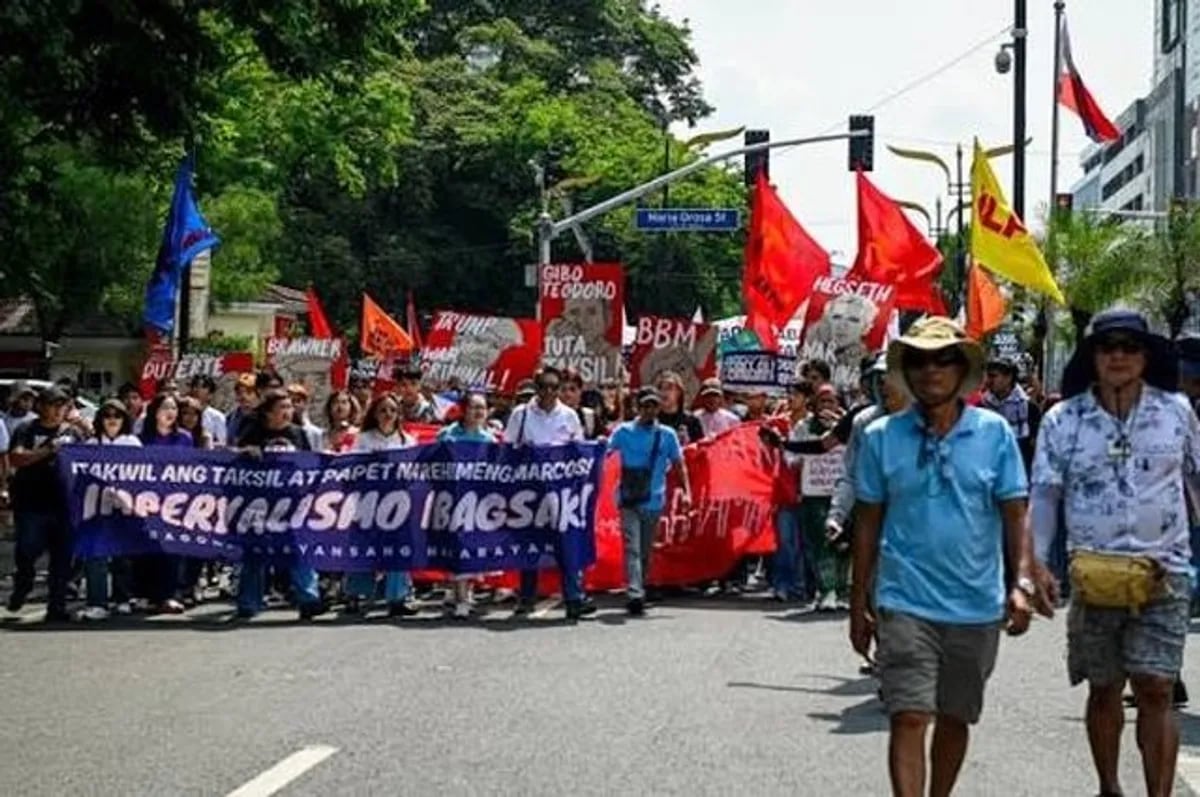 Protesters Oppose Expanded US Military Access During PH-US Friendship Day