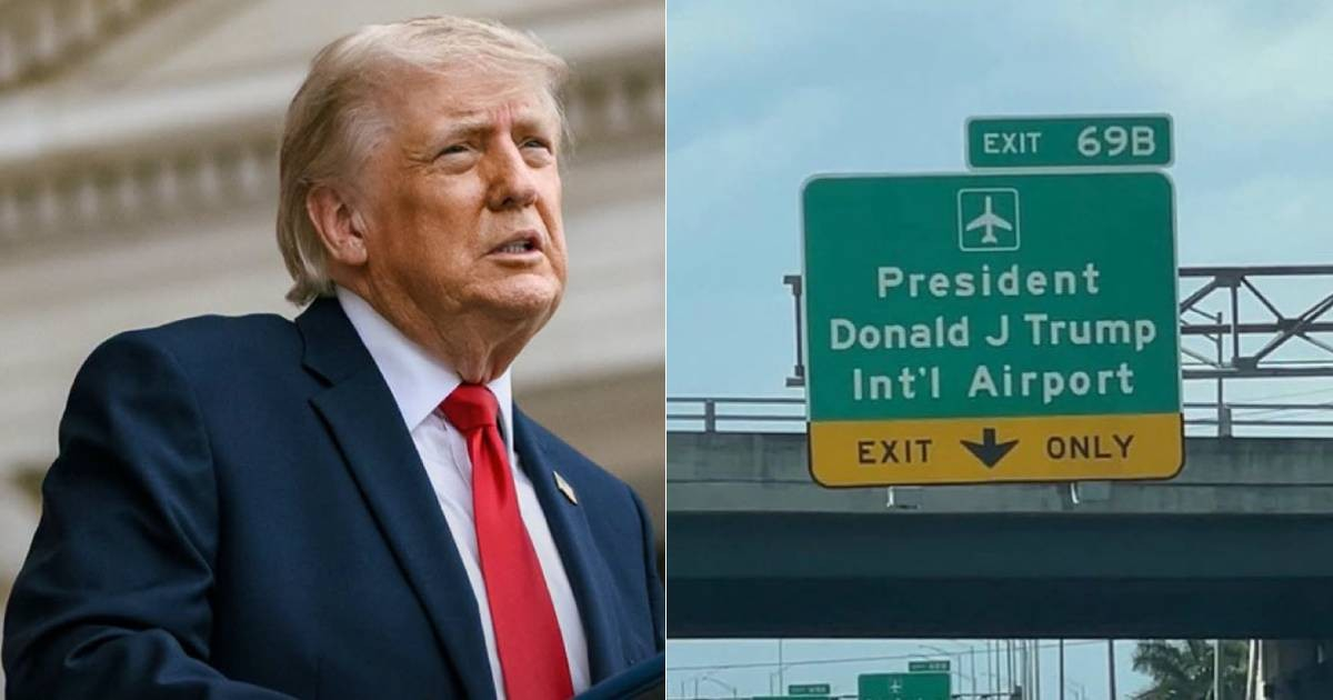 Cambio de nombre del Aeropuerto de Palm Beach a Donald Trump
