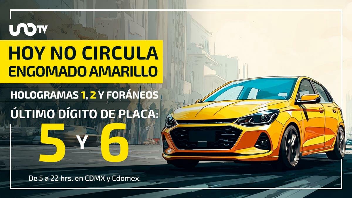 Restricciones de tránsito en CDMX y Edomex para lunes 6 de julio de 2026