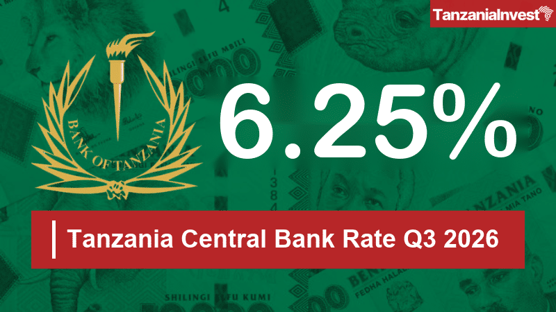 Tanzania Raises Central Bank Rate to 6.25% for Q3 2026, GDP Growth at 6% in H1 2026